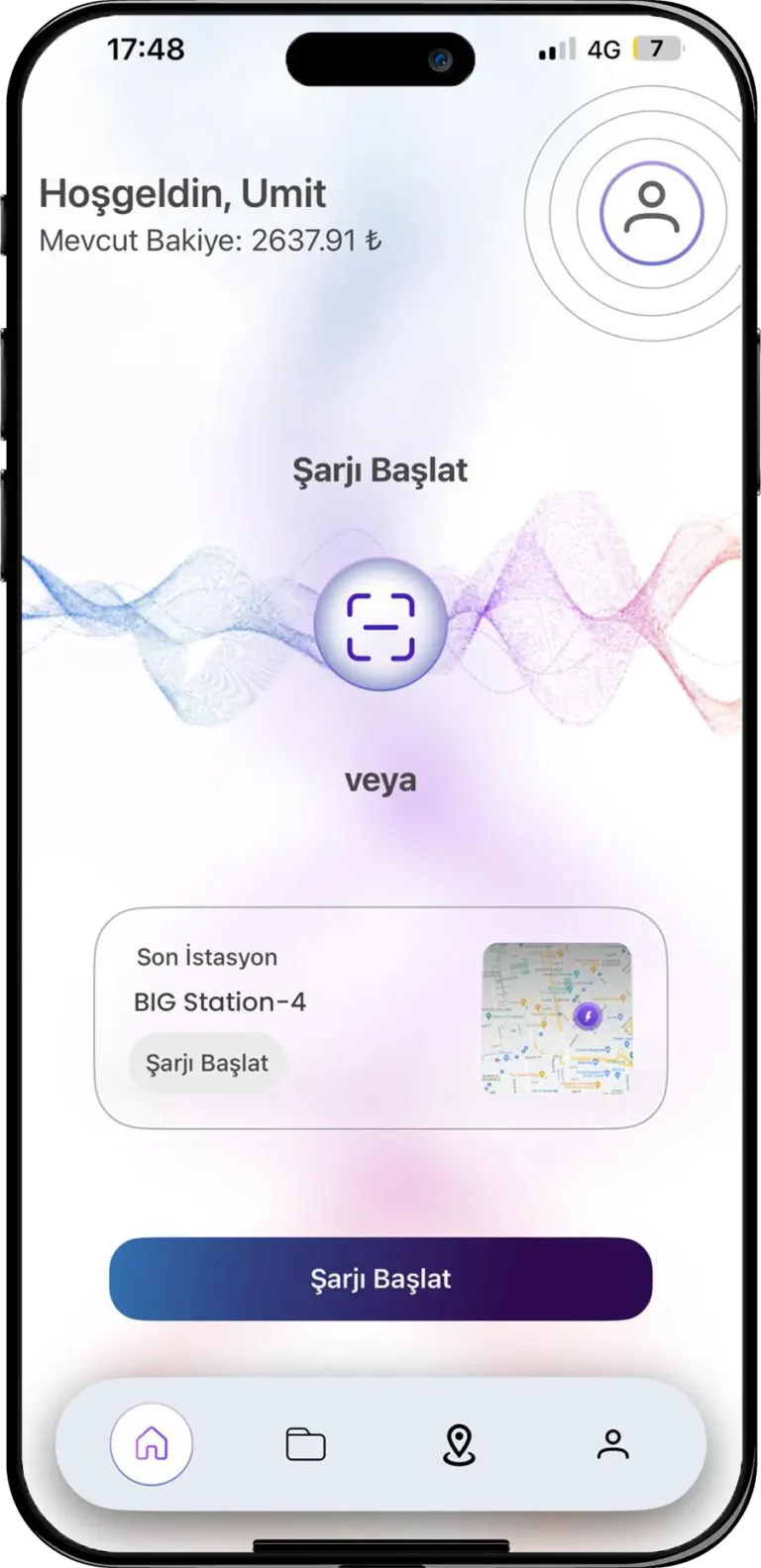 BIG Station mobil uygulama ekran 4